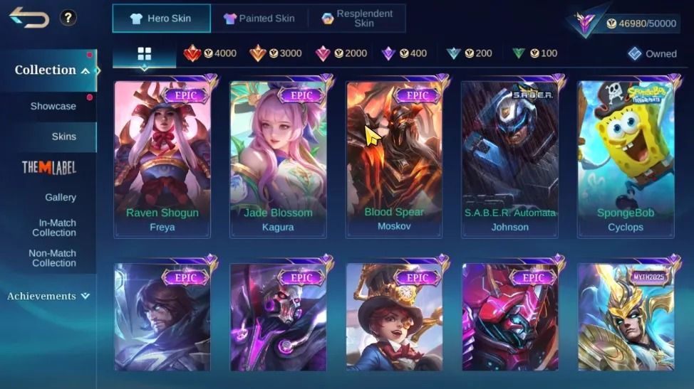 232 SKINS - FULL EMBLEMAS - FULL HEROIS
