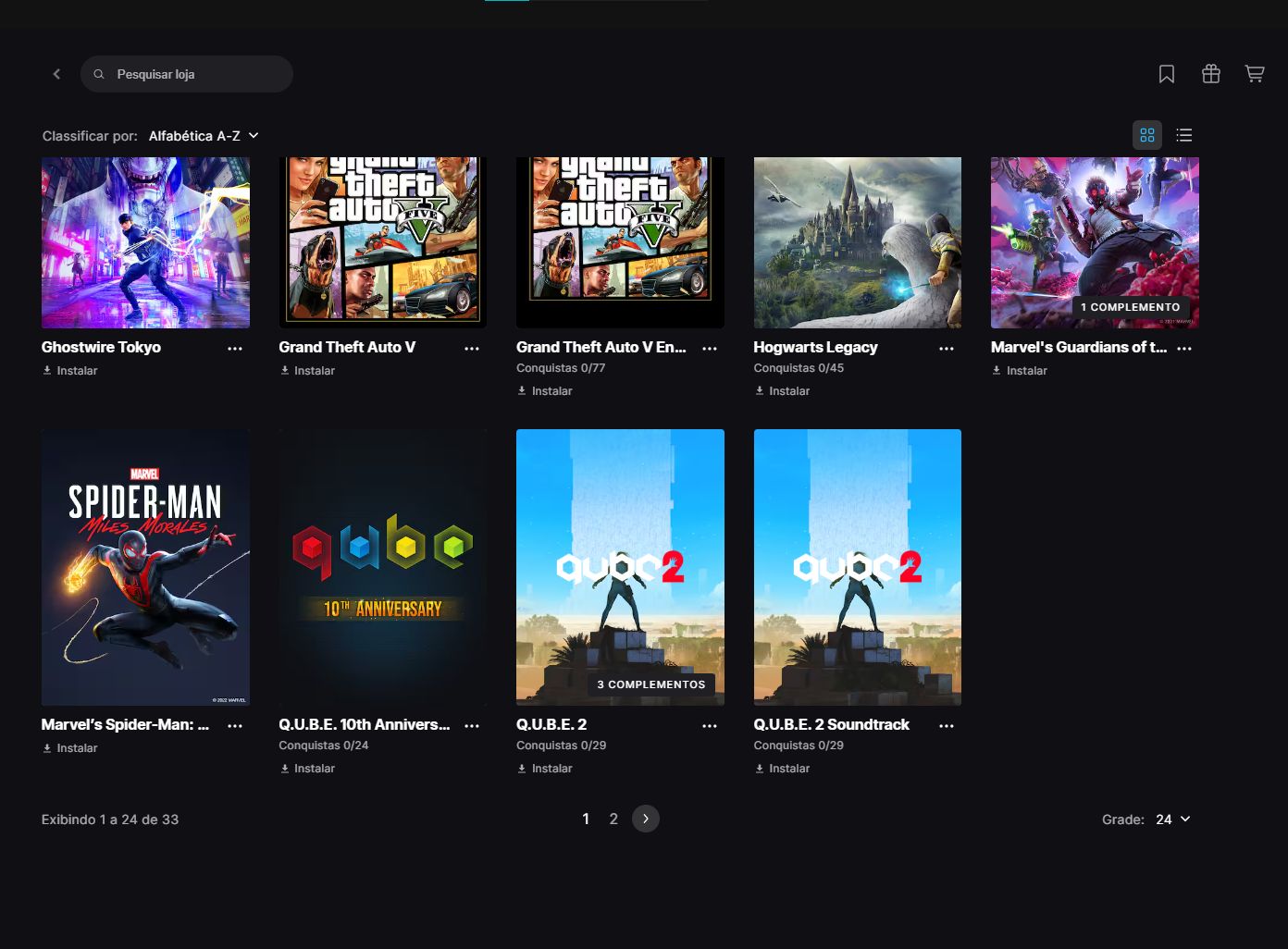 CONTA EPIC GAMES C/ MUITO JOGO - FORTNITE 14+ SKIN - FIFA24 - SPIDERMAN 2 - GTA5