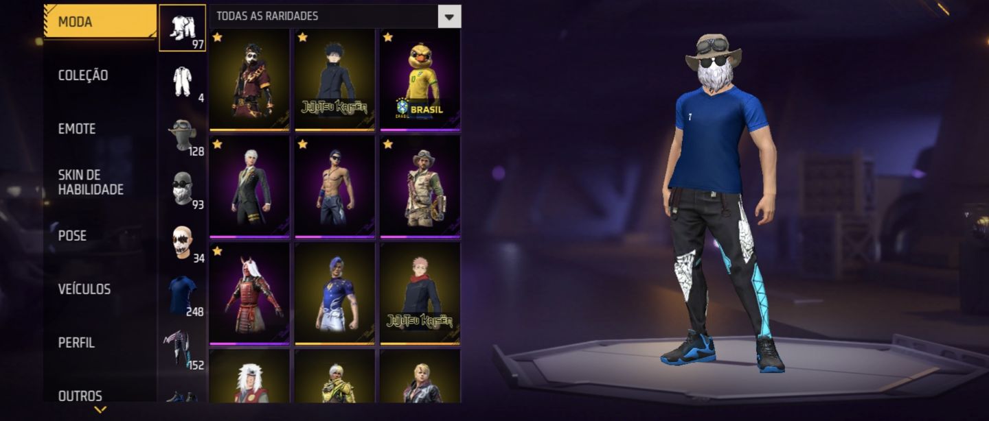 CONTA FREE FIRE COM 26 evolutivas e muitos itens raros!!!