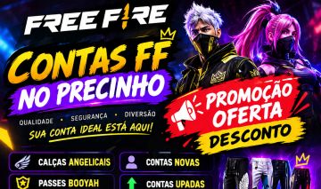 CONTAS FF(FREE FIRE) NO PRECINHO