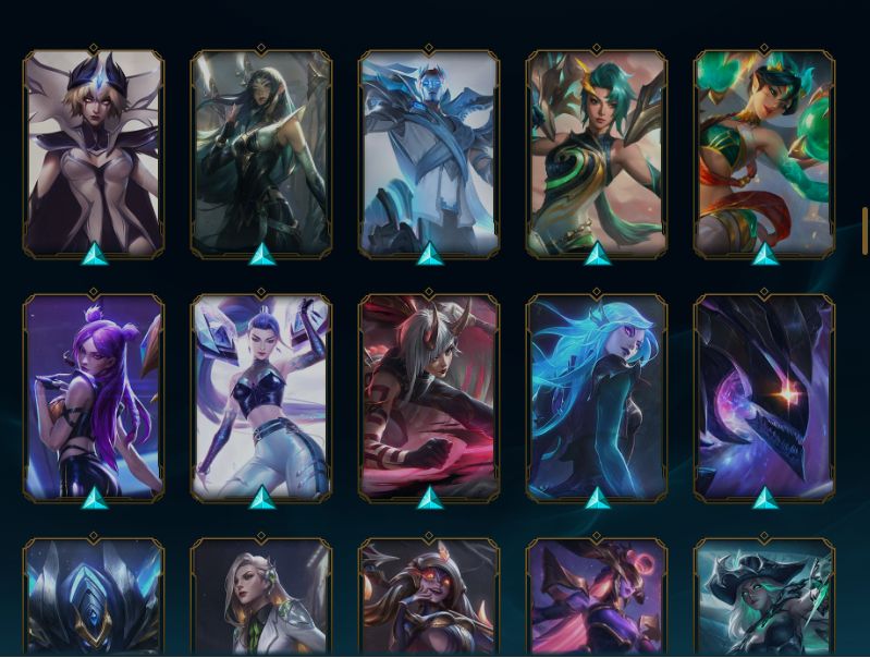 Conta de LoL Skin LeBlanc Lenda Ascendida Mitica e +17 Skins Lendárias