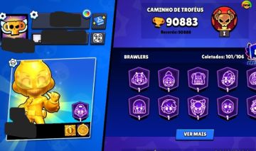 CONTA BRAWL STARS +420 SKIN FULL ACESSO 90K TROFÉUS - MUITAS SKINS EXCLUSIVAS