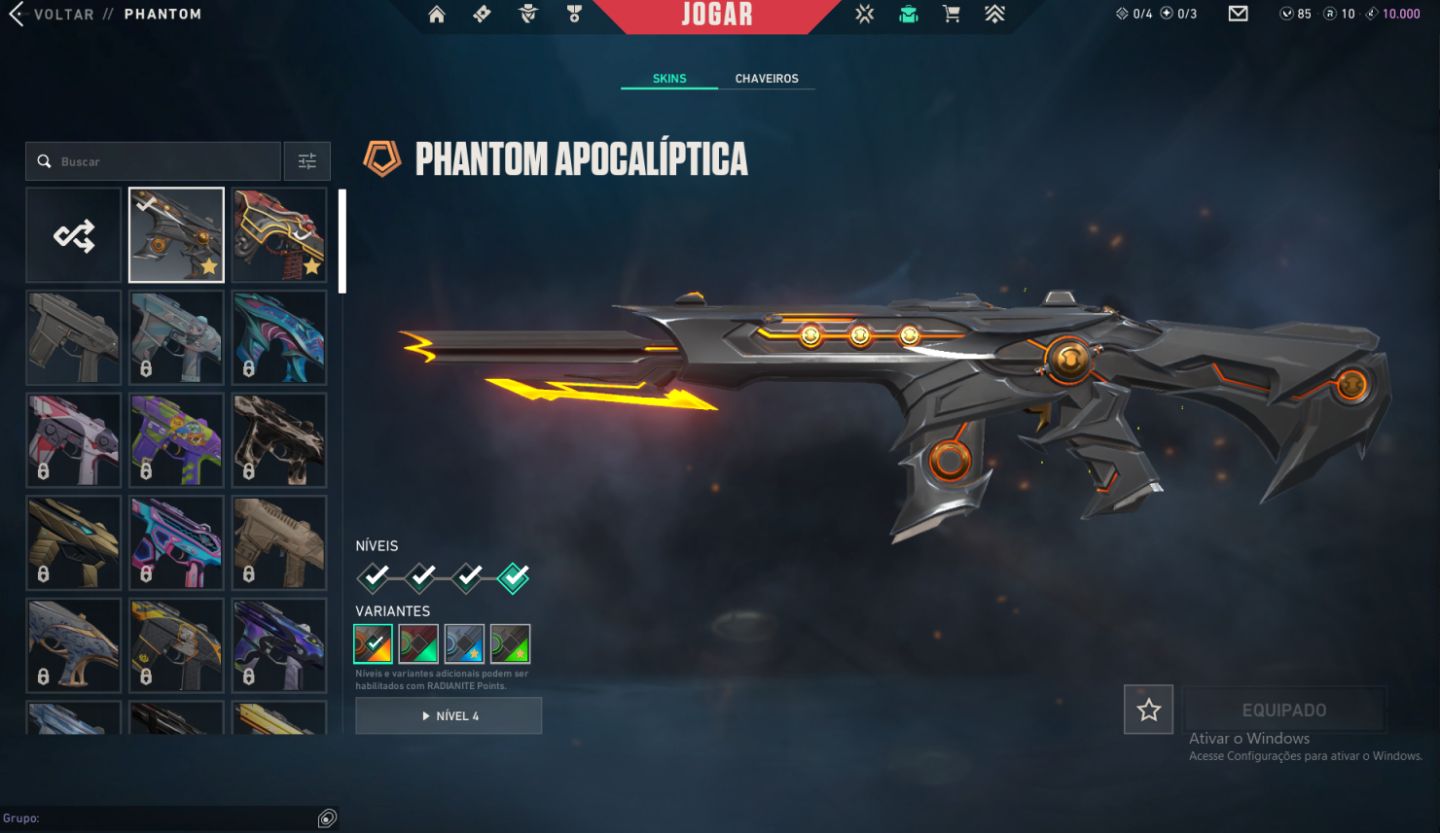 Conta Valorant Imortal com Vandal Gaia