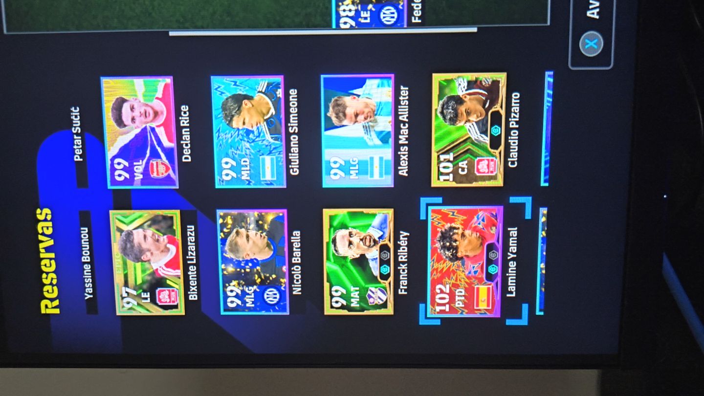 Conta Efotball steam bem básica para começar bem com Messi 109