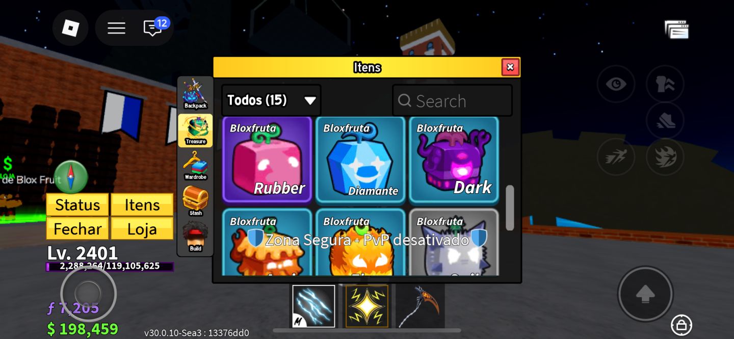 CONTA BLOX FRUIT/KING LEGACY