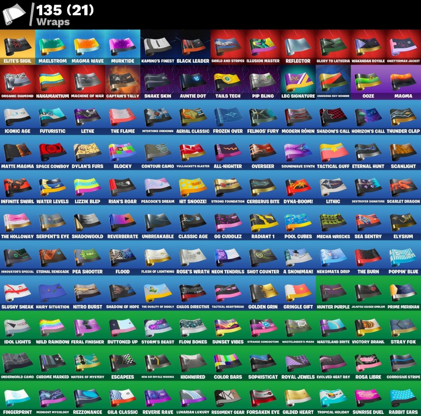 CONTA FORTNITE | 143 SKINS | NÍVEL 4532 | 218 PICARETAS