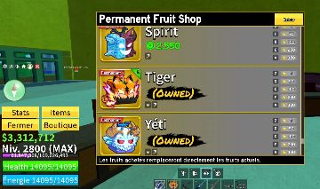 BloxFruits|Perm Tiger,Perm Yeti,Perm Blizzard,Perm Dough|DarkBlade
