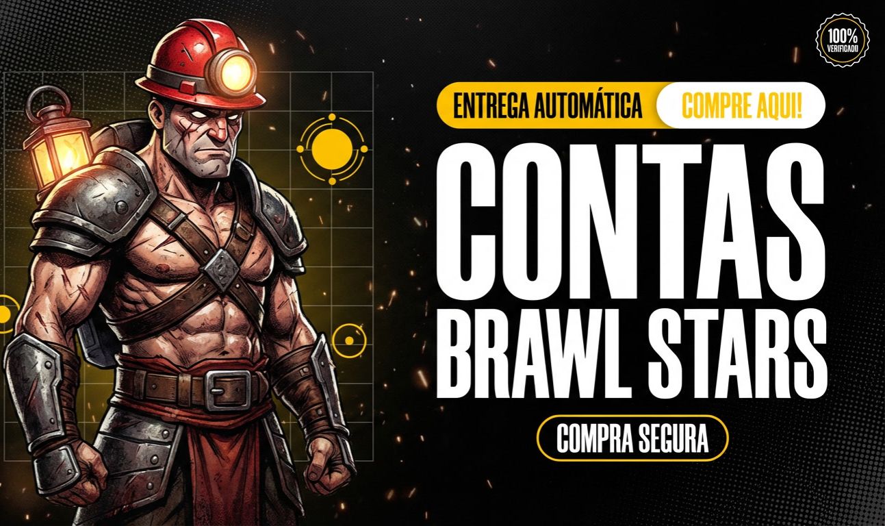 Conta Brawl Stars! 17827 Troféus, 52 Brawlers, 50 Skins e mais! ENTREGA IMEDIATA