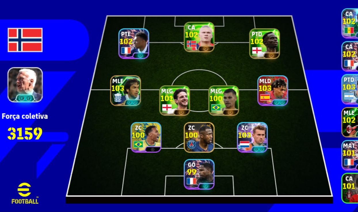 CONTA EFOOTBALL 2027 | PECK DA FRANÇA + DE LIGT 103 !!