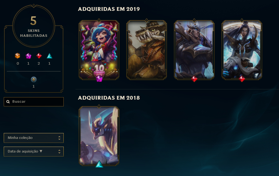 Conta lol Unranked level 33