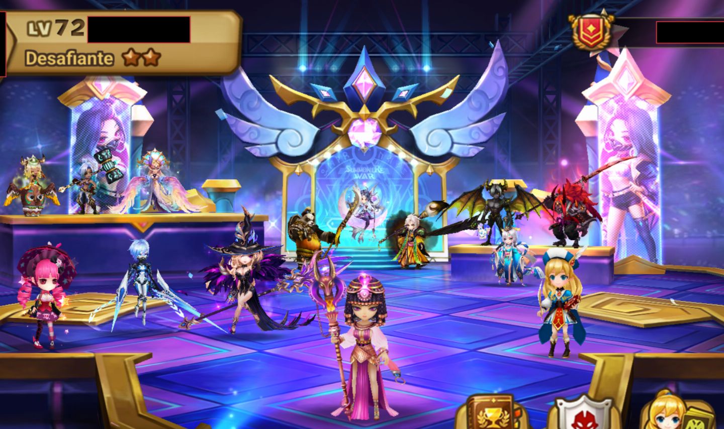 Conta Lv71 C/ Nephtys, Betta e Leah e outros Nat5, Runas Base feitas