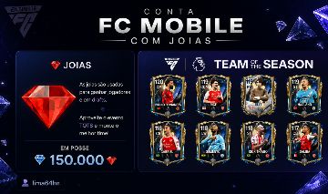 CONTAS FIFA/FC MOBILE 20- 300 mil joias -QUEIMA ESTOQUE TOTS {MENOR PREÇO }