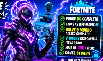 CONTA FORTNITE, SALVE O MUNDO FUNDADOR V BUCKS INFINITOS , PASSE OG