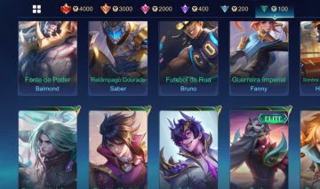 CONTA MOBILE LEGENDS INICIANTE | ÉPICO | MAIN SABER | SKINS