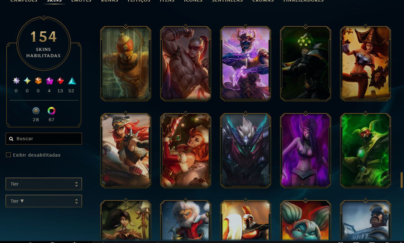 Conta League of Legends LoL e Wild Rift