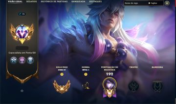 SETT FLORESCER ESPIRITUAL LENDÁRIA ( OURO COM MMR ALTO ) TROCA NICK DISPONÍVEL