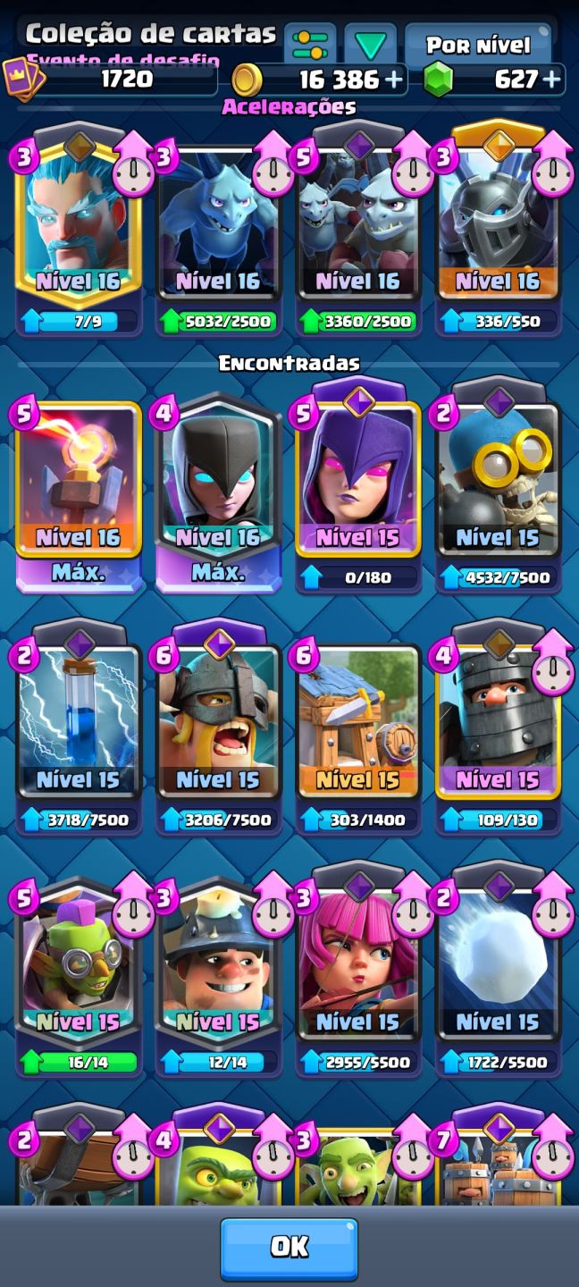 Conta Clash Royale 14500 troféus