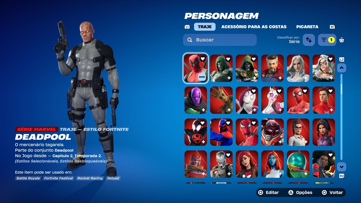Conta antiga fortnite+Salve o mundo