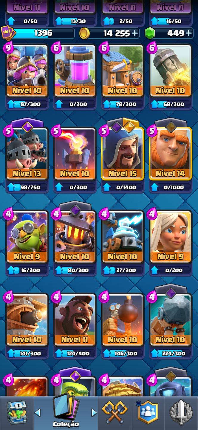 Clash Royale nível 14 arena 26
