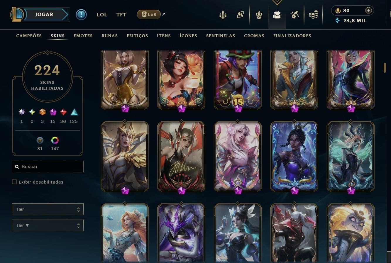 Conta League Of Legends com o pacote Ahri Lenda imortalizada