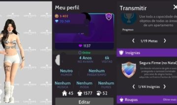 Conta avakin life. Level 53, 70k de Dima, vários itens em crowns.