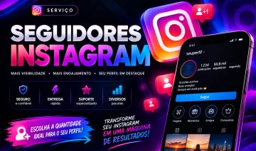 Seguidores para Instagram - Pacote de a 10.000 seguidores - atendimento rápido