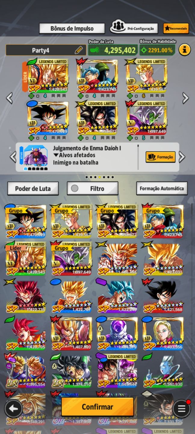 CONTA RECUPERÁVEL | 12.7K CC | MUITOS LL | ZENKAIS | 4M+ PODER | NVZ 164