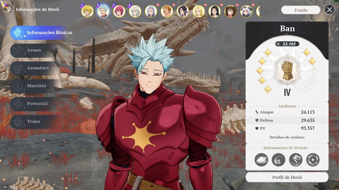Conta 7DS ORIGIN : FULL ENDGAME, CONTA COMPETITIVA, COM TODOS OS PETS +