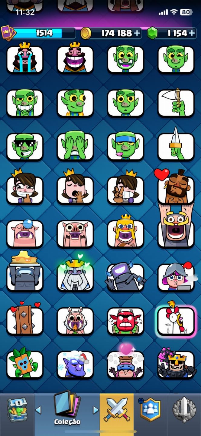 Clash Royale, Conta NIVEL 15 com todas as cartas