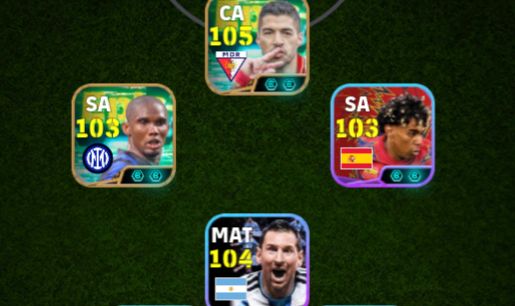 Conta Efootball Ótima para Iniciar | Suárez Blitz + Eto + Yamal + Técnico 90