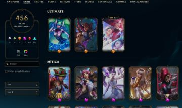CONTA MAIN ADC LEAGUE OF LEGENDS EX CHALLENGER