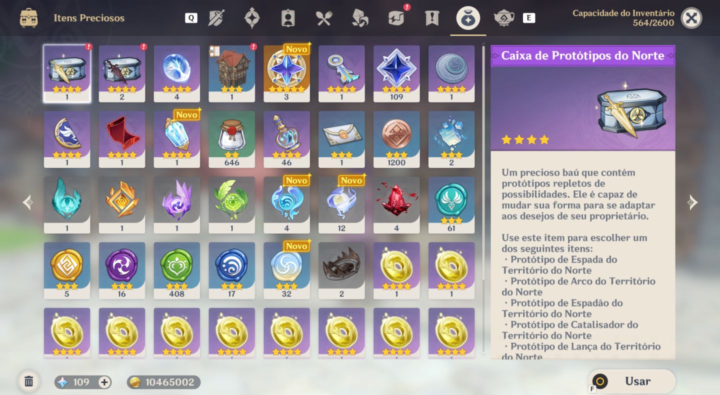 [Login Diário - Ar 55 - 9X T5] Eula, Raiden, Columbina +++
