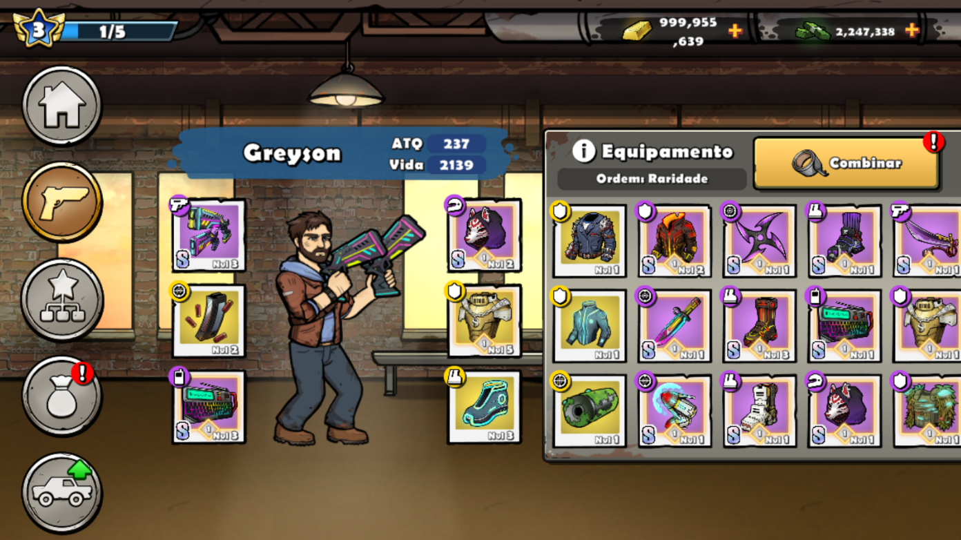 EARN TO DIE - ROGUE | GOLD + CASH | UP RÁPIDO | ANDROID APENAS