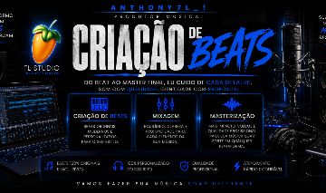 CRIAÇÃO DE BEATS | MIXAGEM | MASTERIZAÇÃO Seu som com qualidade profissional.