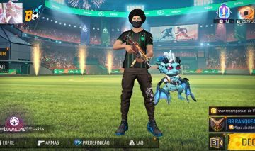 Conta de free fire muito upada