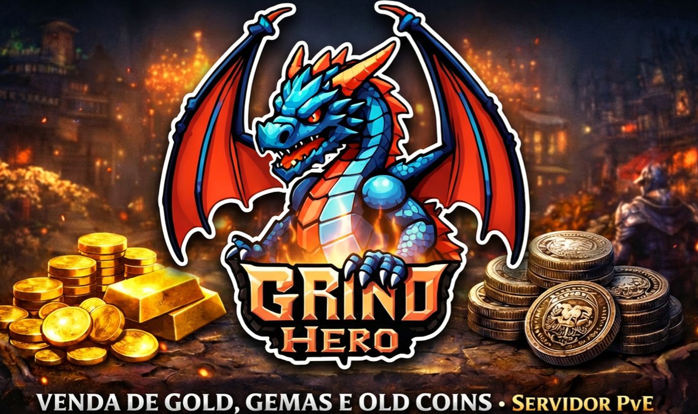 Gemas, Moedas Antigas E Ouro - Grind Hero (PVE)