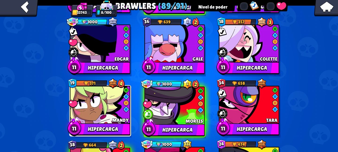 Conta de Brawl stars super gemada