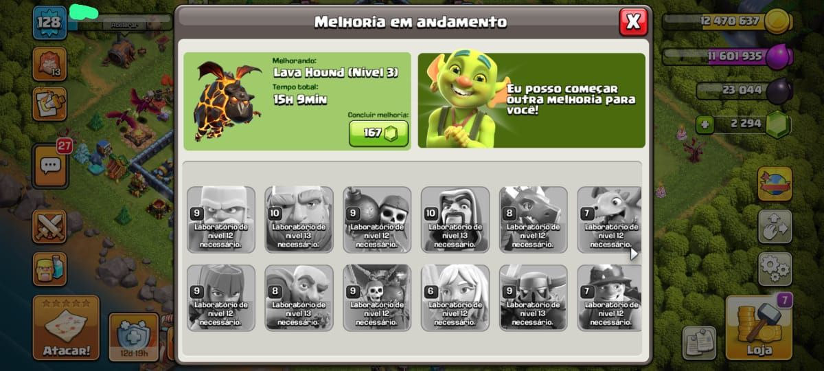 Conta Clash Of Clans Full Acesso | CV 13 FULL Pronta para Jogar