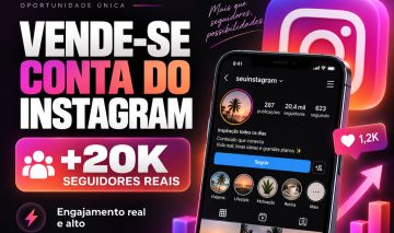 Conta Instagram Antiga com +20k Seguidores Reais e Alto Engajamento