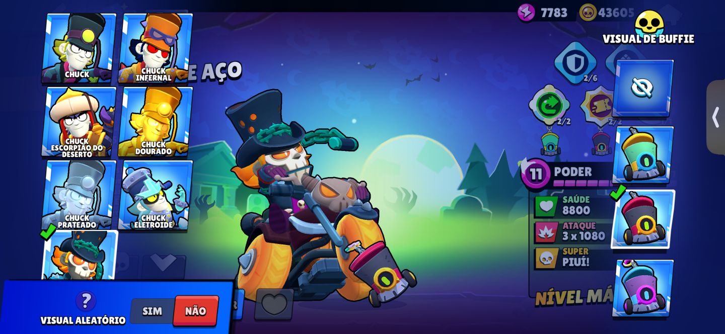 CONTA BRAWL STARS - FULL BRAWLER