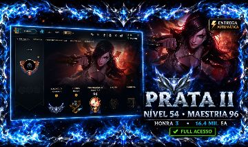 [ENTREGA AUTOMÁTICA] PRATA 2 (1/0 MD5) | 12 SKINS | 16K EA | FULL ACESSO