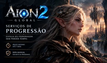 AION 2 Global | Leveling, GS e Progressão | A partir de R$ 5