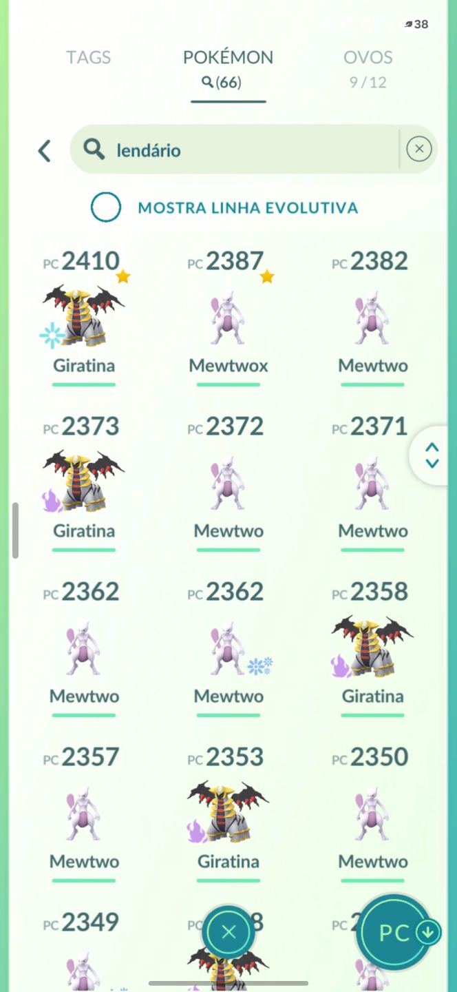 Conta pokémon go lvl 71-80