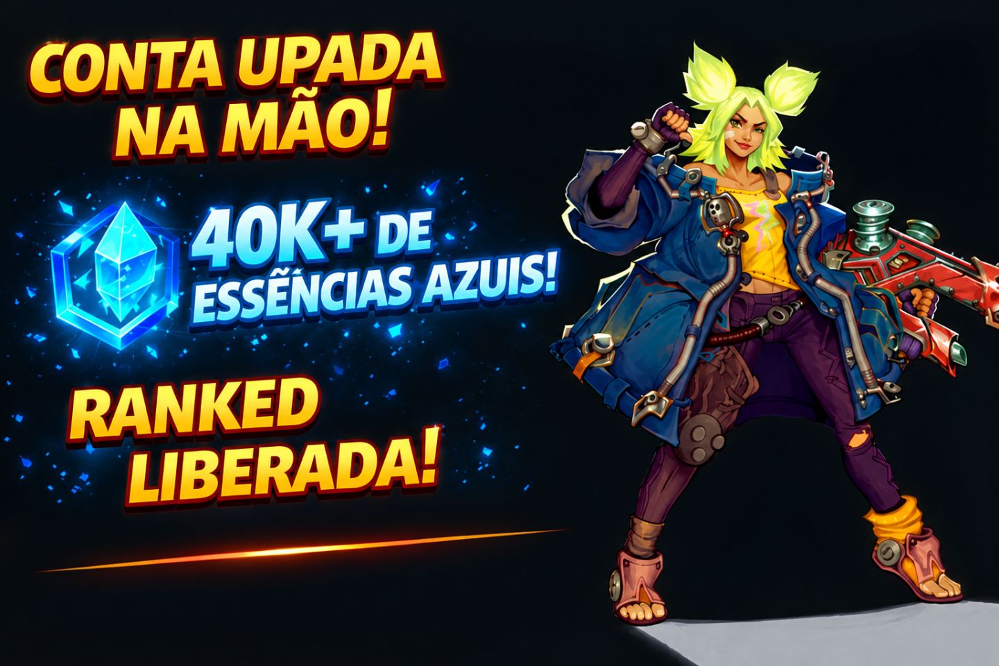 CONTA UNRANKED UPADA A MÃO! SÓ SAIR JOGANDO! RANKED OPEN!