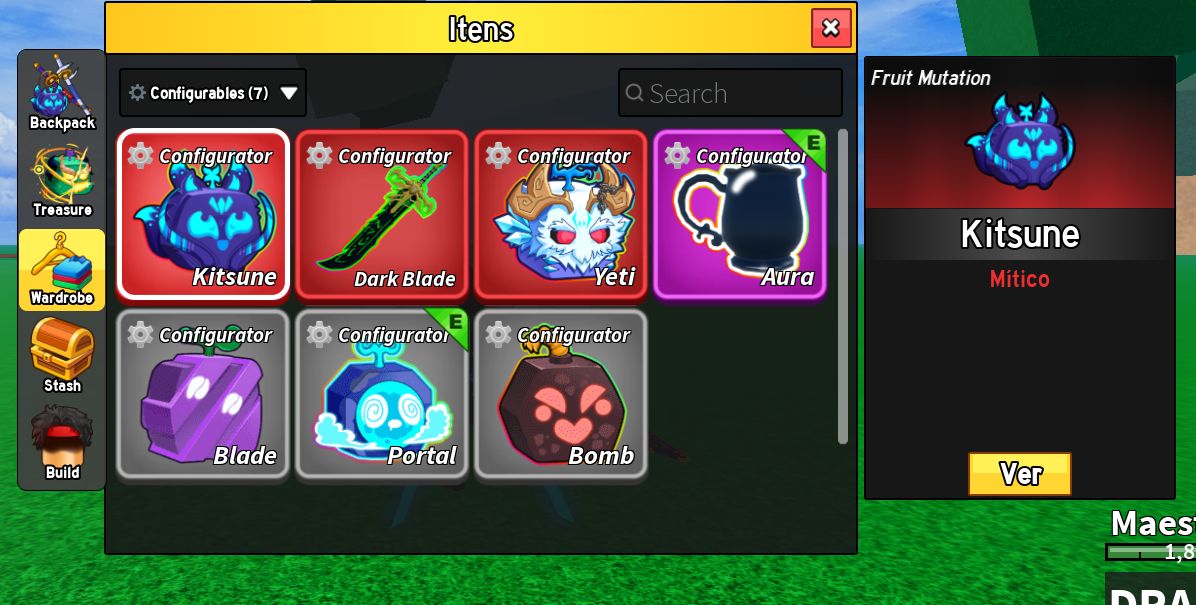 Conta de Blox fruits Completa com Buddha Perm, Dark blade e muitas Gamepass e v4