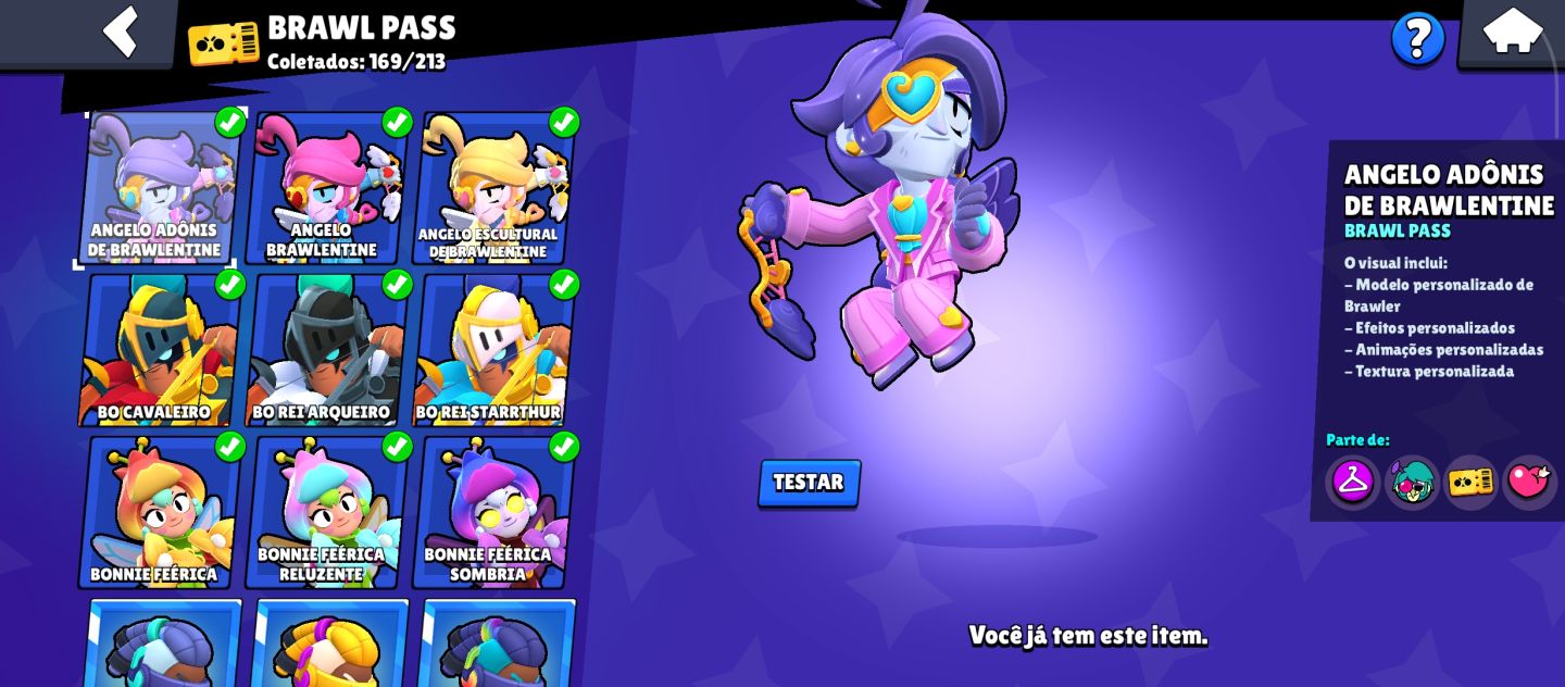 Conta de Brawl stars