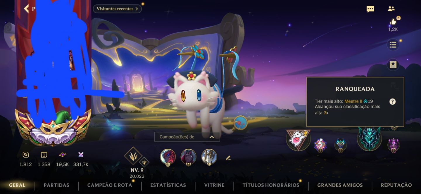 Conta de lol wild rift 2 skins mística, e 11 lendária, quase todos os bonecos