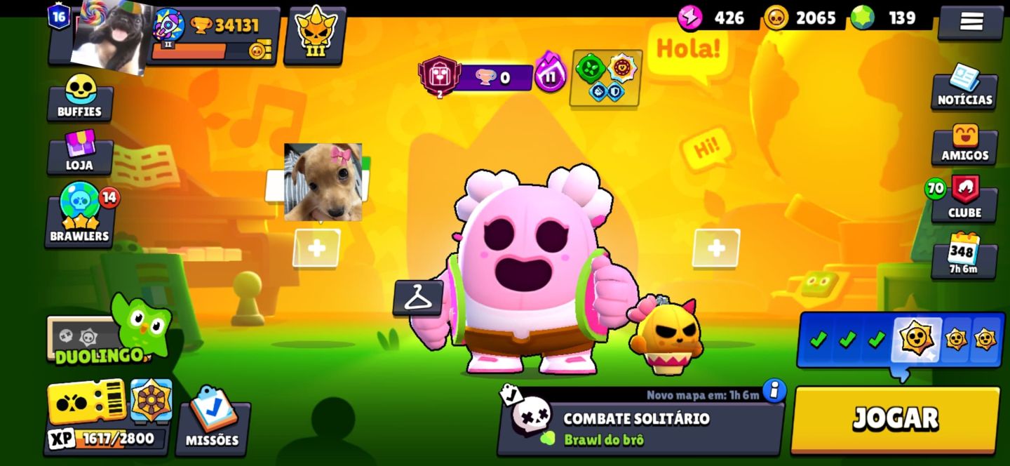 CONTA BRAWL STARS + CLASH ROYALE | 35K TROFÉUS + 15/16 PRESTÍGIOS
