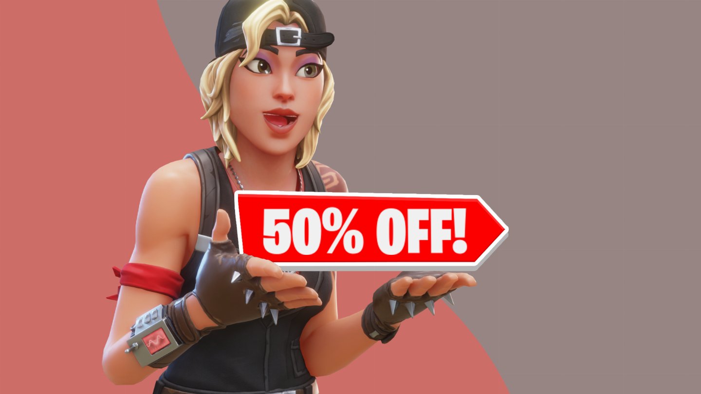 Fortnite Gifts: Skins/Itens - 50% do Valor