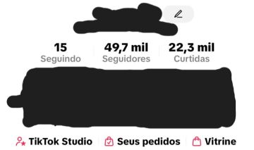 CONTA TIKTOK 50 K DE SEGUIDORES PARA TIKTOKSHOP